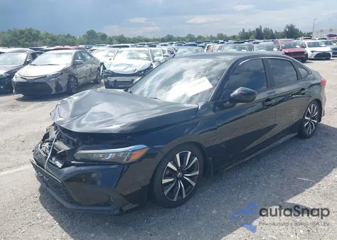 2022 Honda Civic Ex z USA, uszkodzony, nr VIN JHMFE1F76NX007392